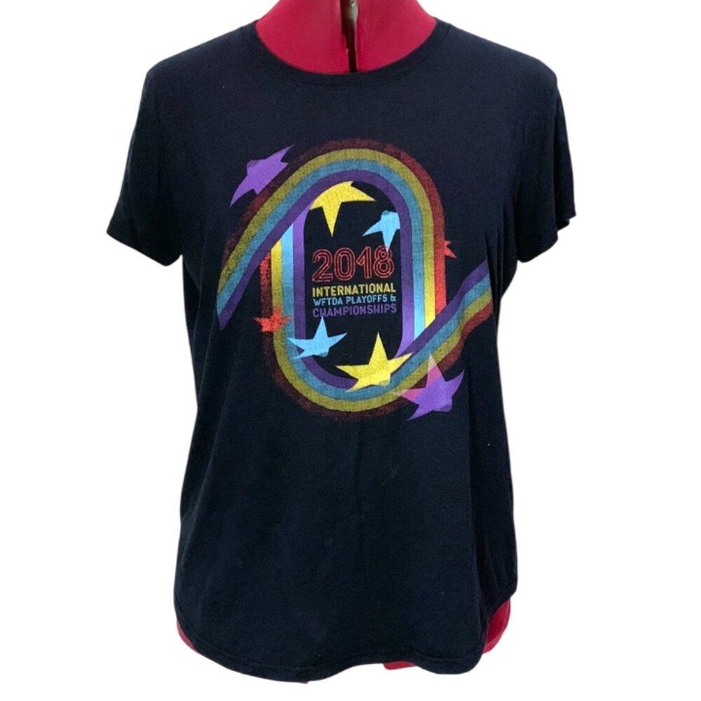 VINTAGE - WFTDA Roller Derby Championship tournament 2018 t-shirt - Large